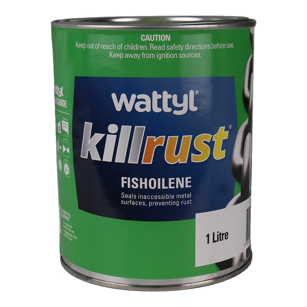 WATTYL Killrust Fishoilene 1L Rust-Penetrating Protective Fluid Anti-Corrosive