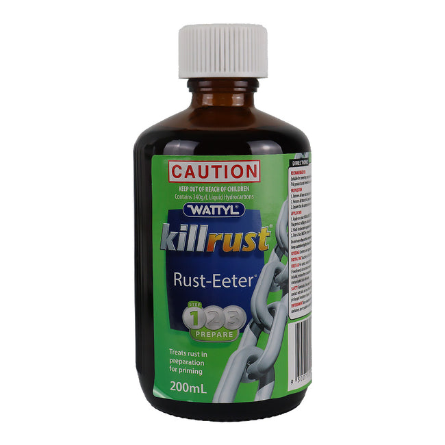 KILLRUST Rust-Eeter 200ml Rust Converter & Metal Surface Treatment