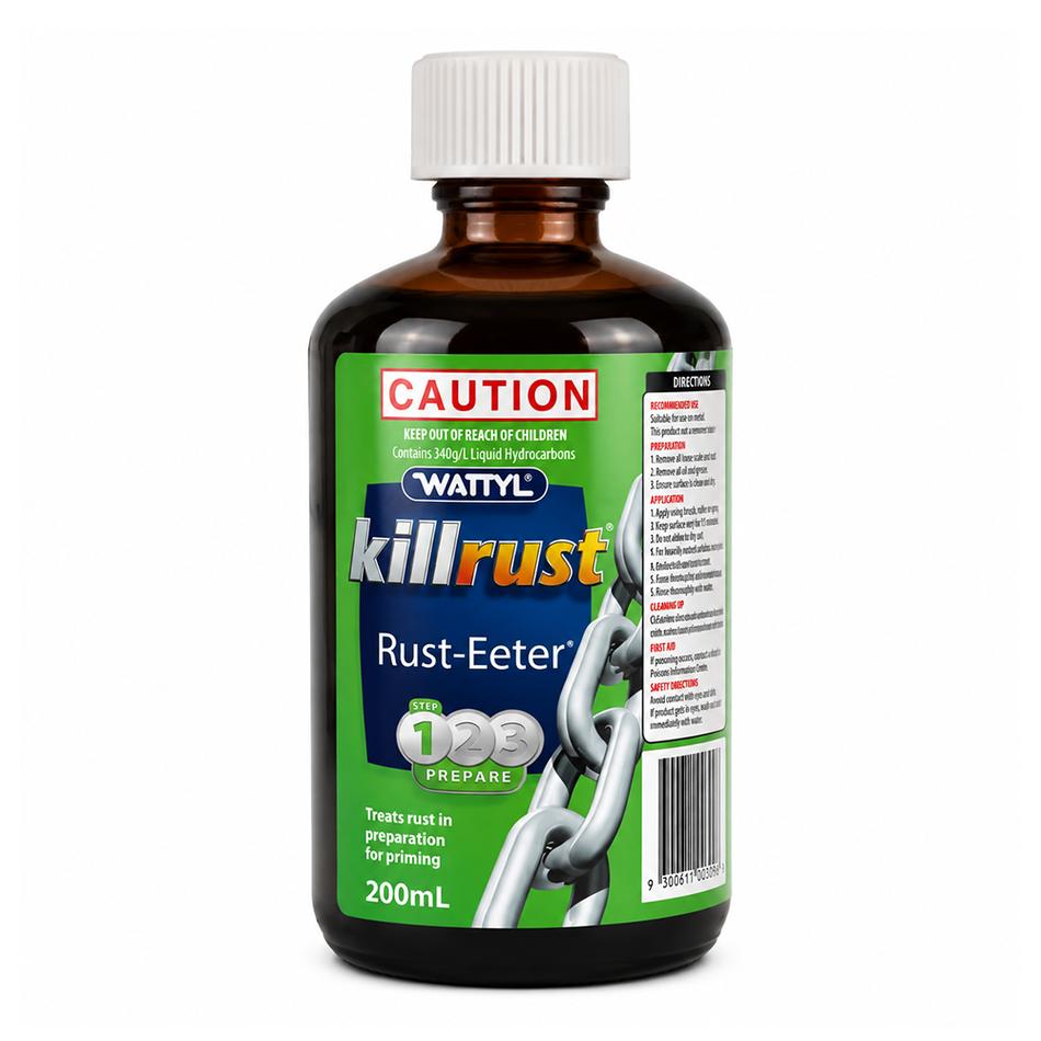 KILLRUST Rust-Eeter 200ml Rust Converter & Metal Surface Treatment