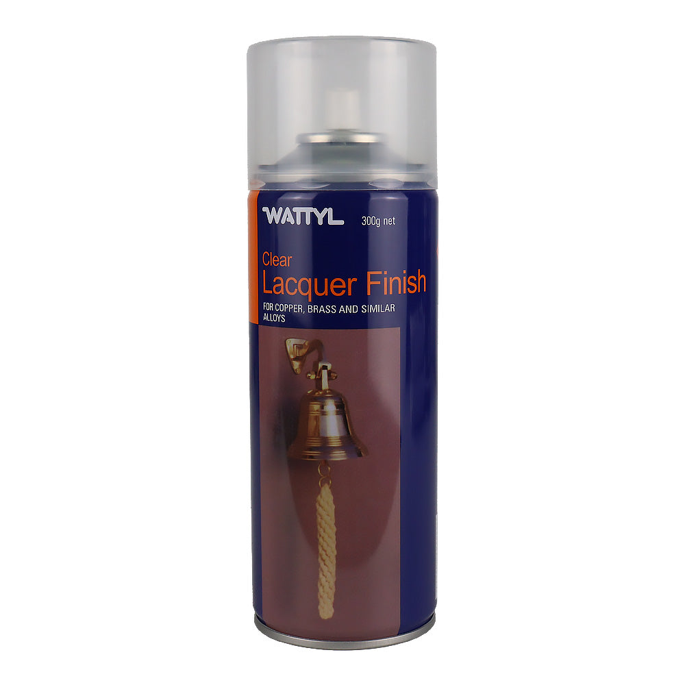 Wattyl Clear Lacquer Finish Brass Copper & Similar Alloys Tarnish Res 300g