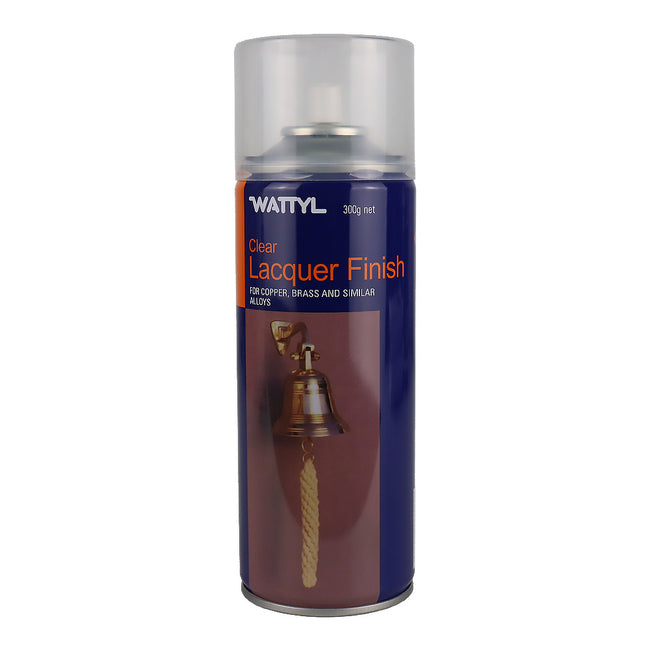 Wattyl Clear Lacquer Finish Brass Copper & Similar Alloys Tarnish Res 300g
