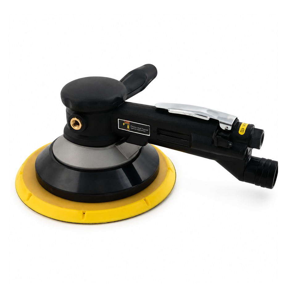 WORKQUIP X1 200mm Geared Air Sander 10mm Orbit With Dust Extraction