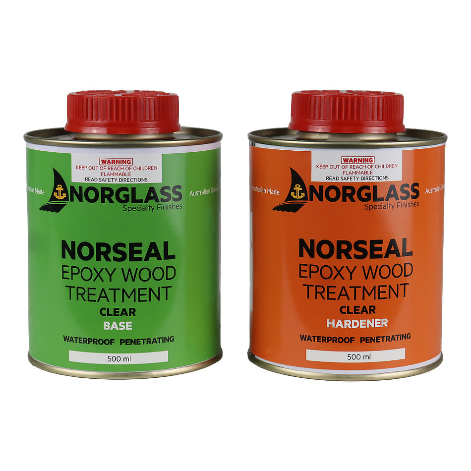 NORGLASS Norseal 2 Pack Epoxy Wood Treatment 1L Clear Waterproof