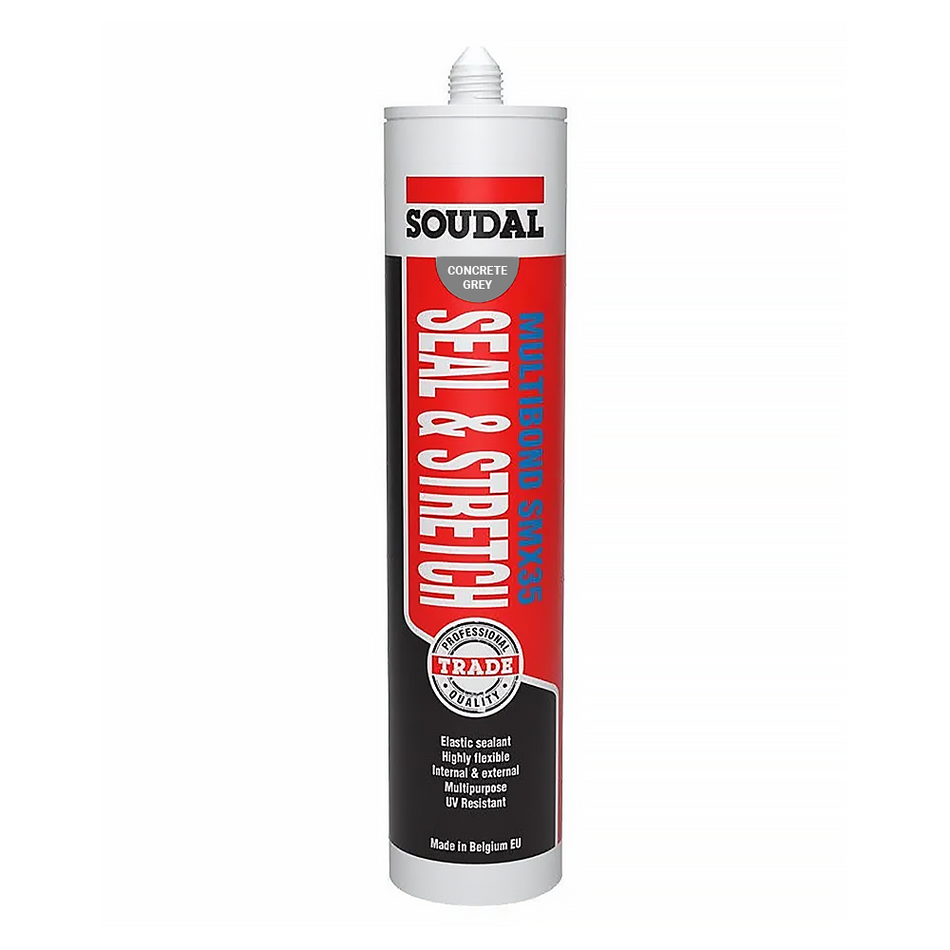 SOUDAL Multibond SMX35 Seal & Stretch Concrete Grey Joint Sealant 290ml Cartridge
