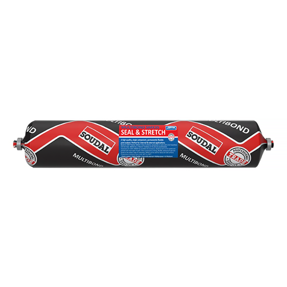 SOUDAL Multibond SMX35 Seal & Stretch Black Joint Sealant 600ml Sausage