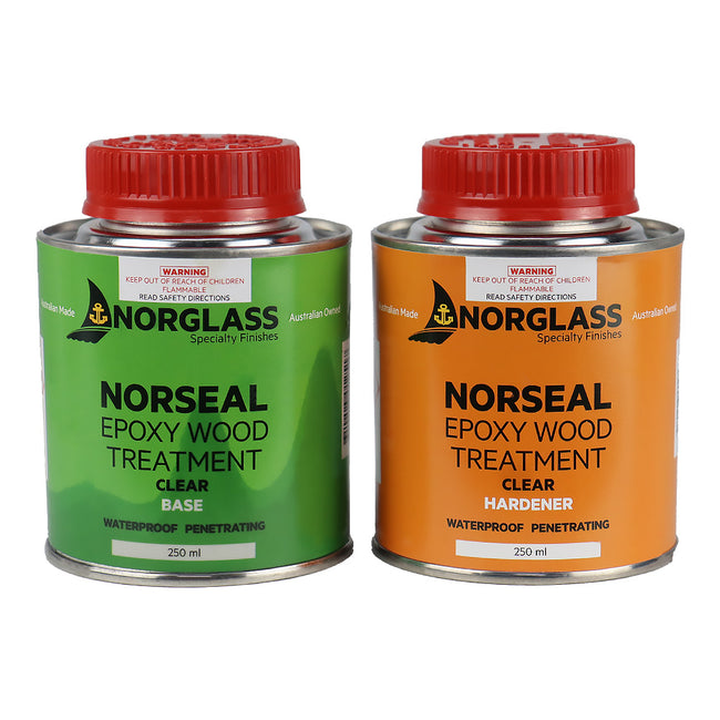 NORGLASS Norseal 2 Pack Epoxy Wood Treatment 500ml Clear Waterproof