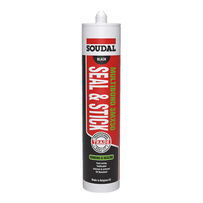 SOUDAL Multibond SMX50 Seal and Stick Black Adhesive Sealant 290ml Cartridge