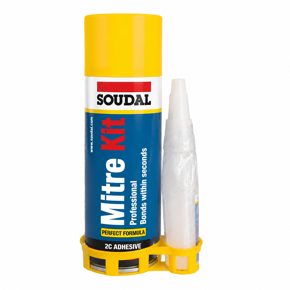 SOUDAL High Strength 2 Pack Spray Contact Adhesive 100g/400ml Kit