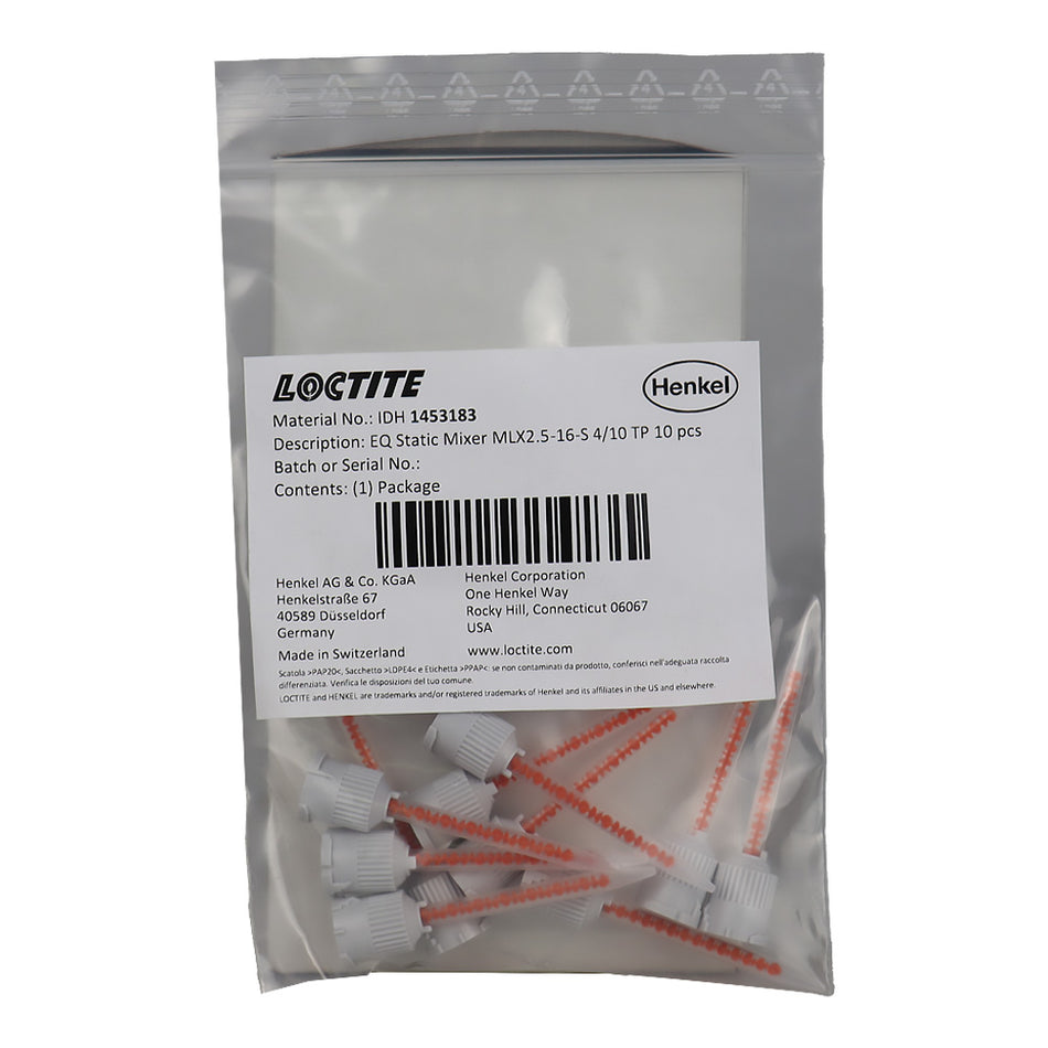 LOCTITE 3090 Static Mixers 10:1 Pack of 10 Mixing Nozzles