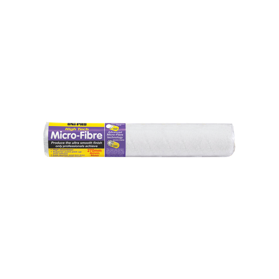 UNi-PRO 270mm Microfibre Roller Cover 4mm Nap Smooth Finish