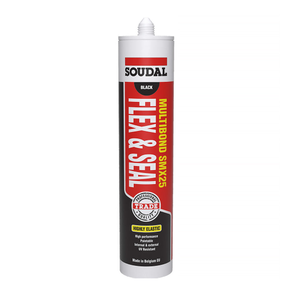 SOUDAL Multibond SMX25 Flex & Seal Black Joint Sealant 290ml Cartridge