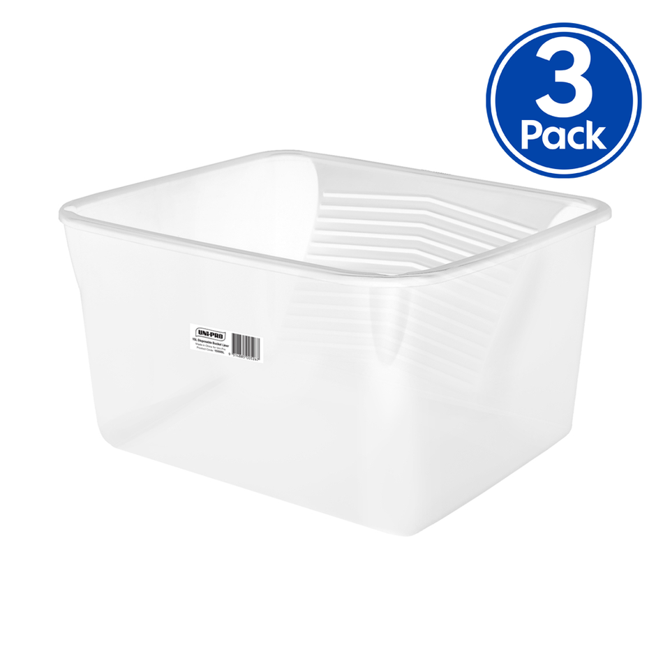 UNI-PRO Disposable Paint Bucket Liner 15L 3 Pack