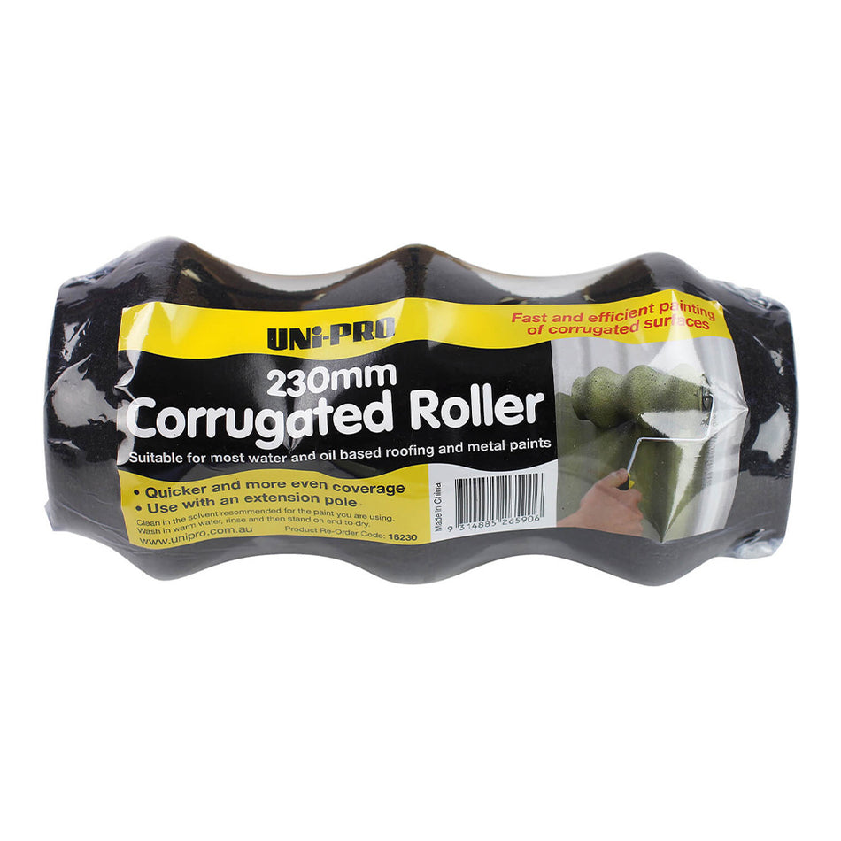 UNI-PRO Corrugated Roof Foam Replacement Cover 230mm Oil Water Based Painting