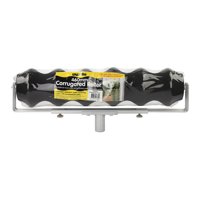 UNi-PRO 460mm Corrugated Roller Cover Frame Paint Roller Kit