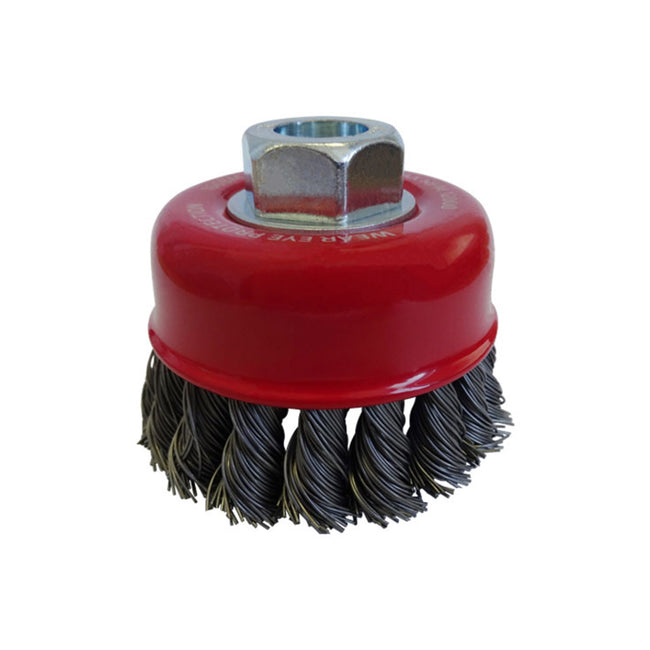 JOSCO 75mm Multi-Thread Twistknot Cup Wire Brush