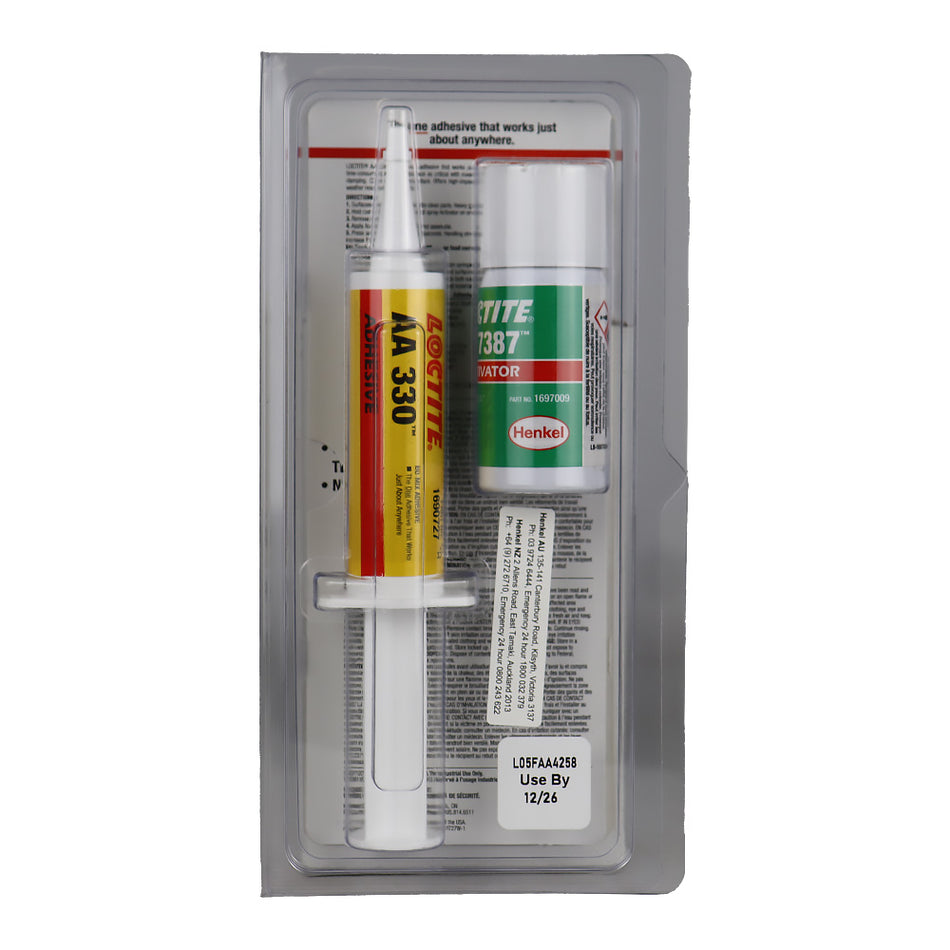 LOCTITE AA 330 Acrylic Adhesive With SF 7387 Activator 25g