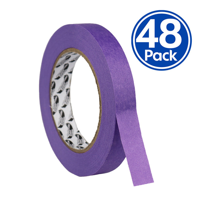 WPG General Purpose Automotive Purple Masking Tape 18mm x 50m x 48 Pack