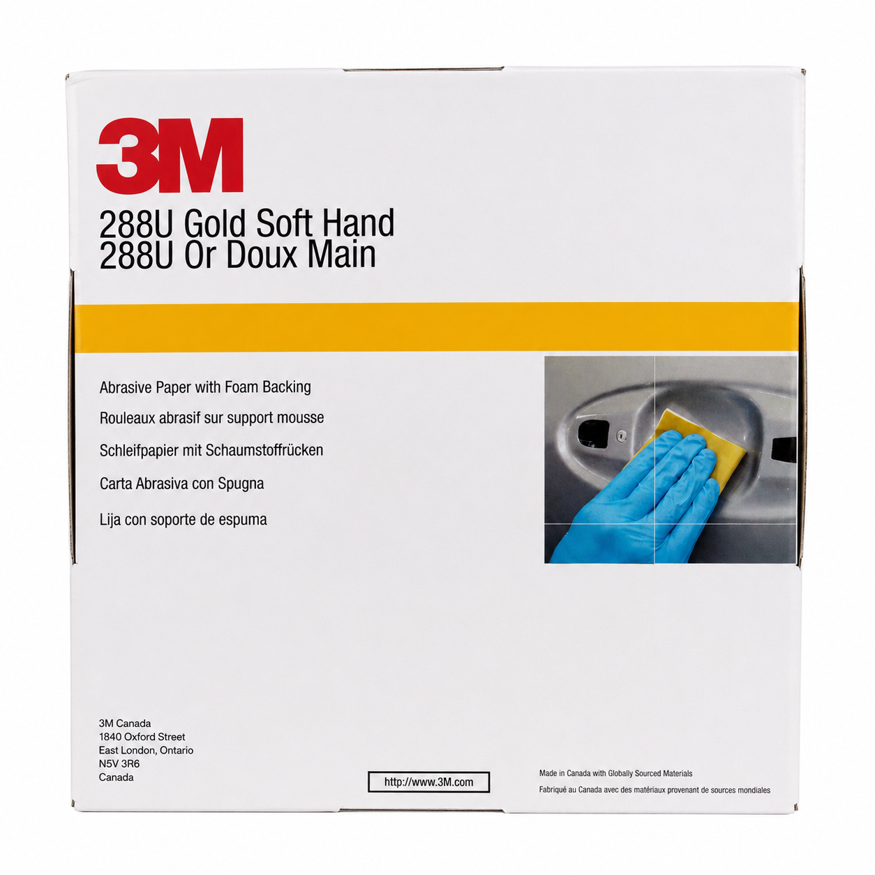 3M 41245 Gold Abrasive Roll 288U 114mm x 25m P800