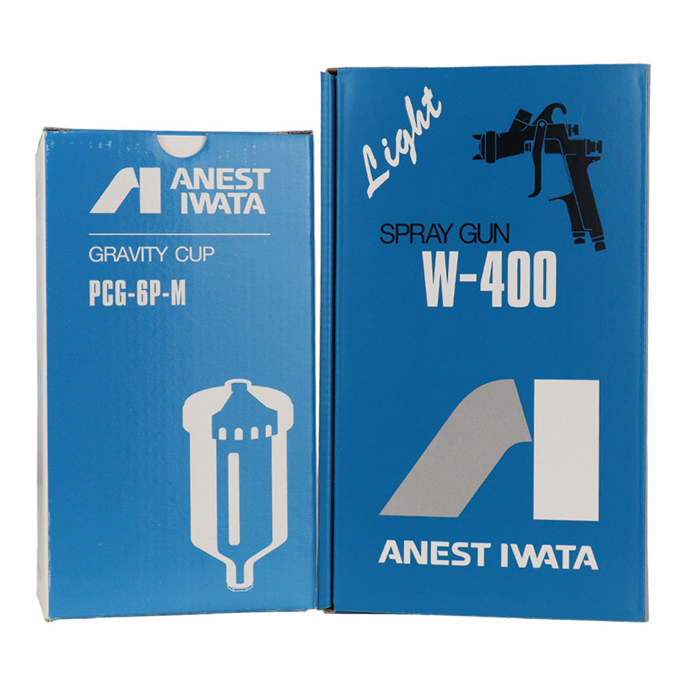 ANEST IWATA W400BA Bell Aria Spray Gun 1.4 BA2 & 600ml Pot