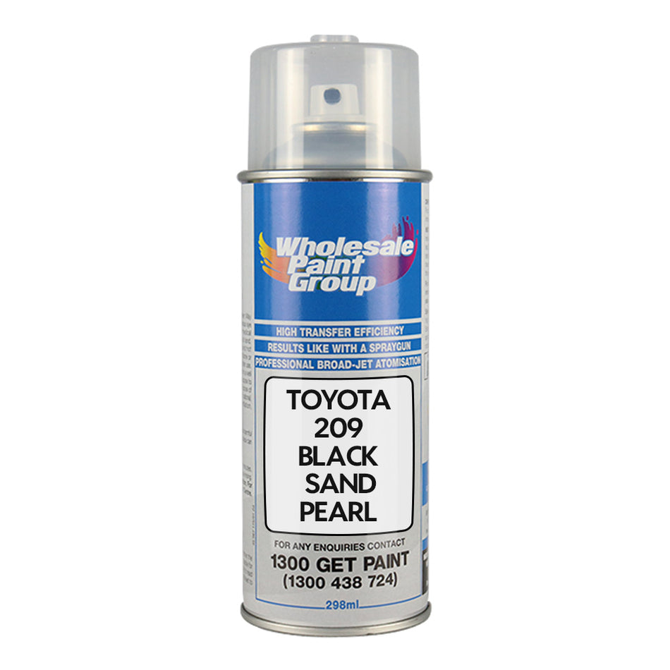 Toyota 209 Black Sand Pearl 1K Touch Up Paint Aerosol 298ml