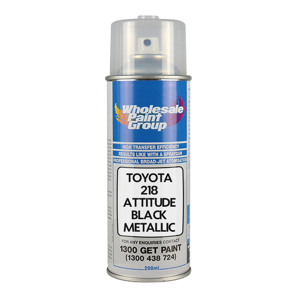 Toyota 218 Attitude Black Metallic 1K Touch Up Paint Aerosol 298ml