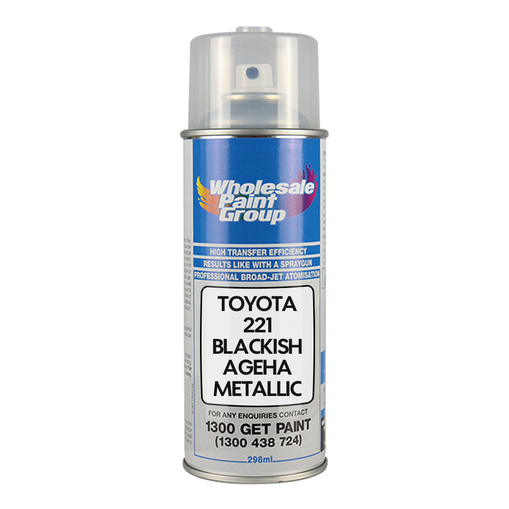 Auto Car Touch Up Spray Paint for Toyota 221 Blackish Ageha Metallic