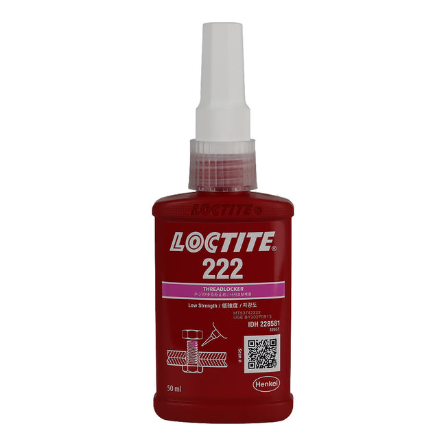 LOCTITE 222 Threadlocker 50ml Low Strength Purple Fastener Adhesive