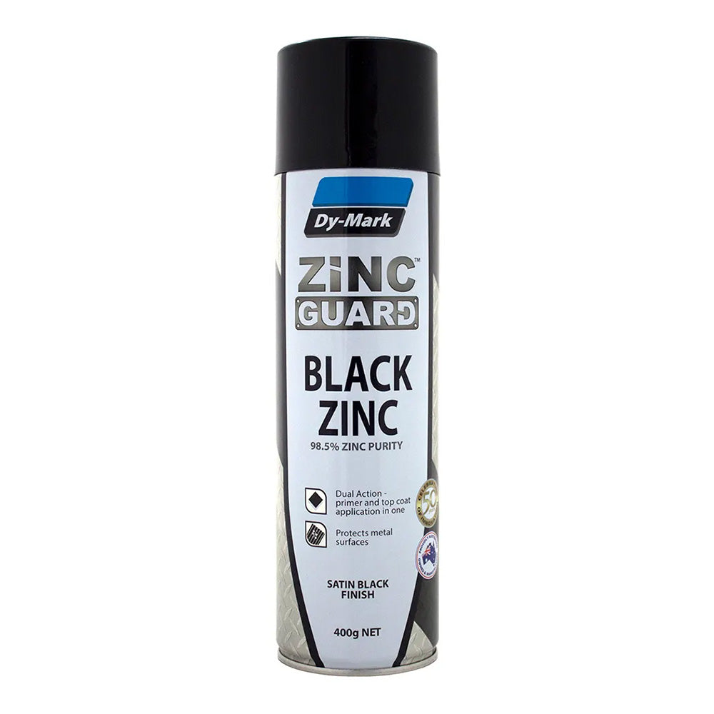 DY-MARK Zinc Guard Black Zinc 400g Spray Paint Aerosol