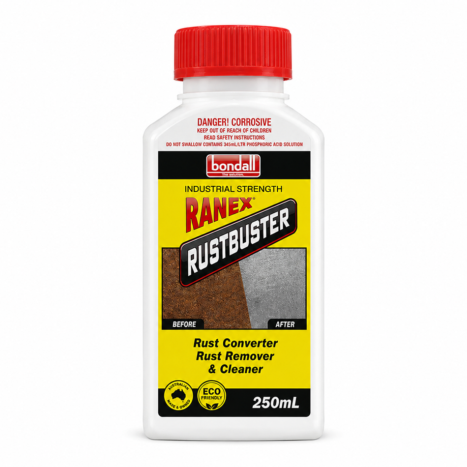 BONDALL Ranex Rustbuster Industrial Strength Rust Converter 250ml