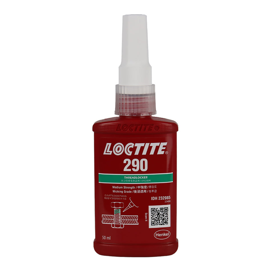 LOCTITE 290 Threadlocker Green Medium Strength Wicking Thread Sealant