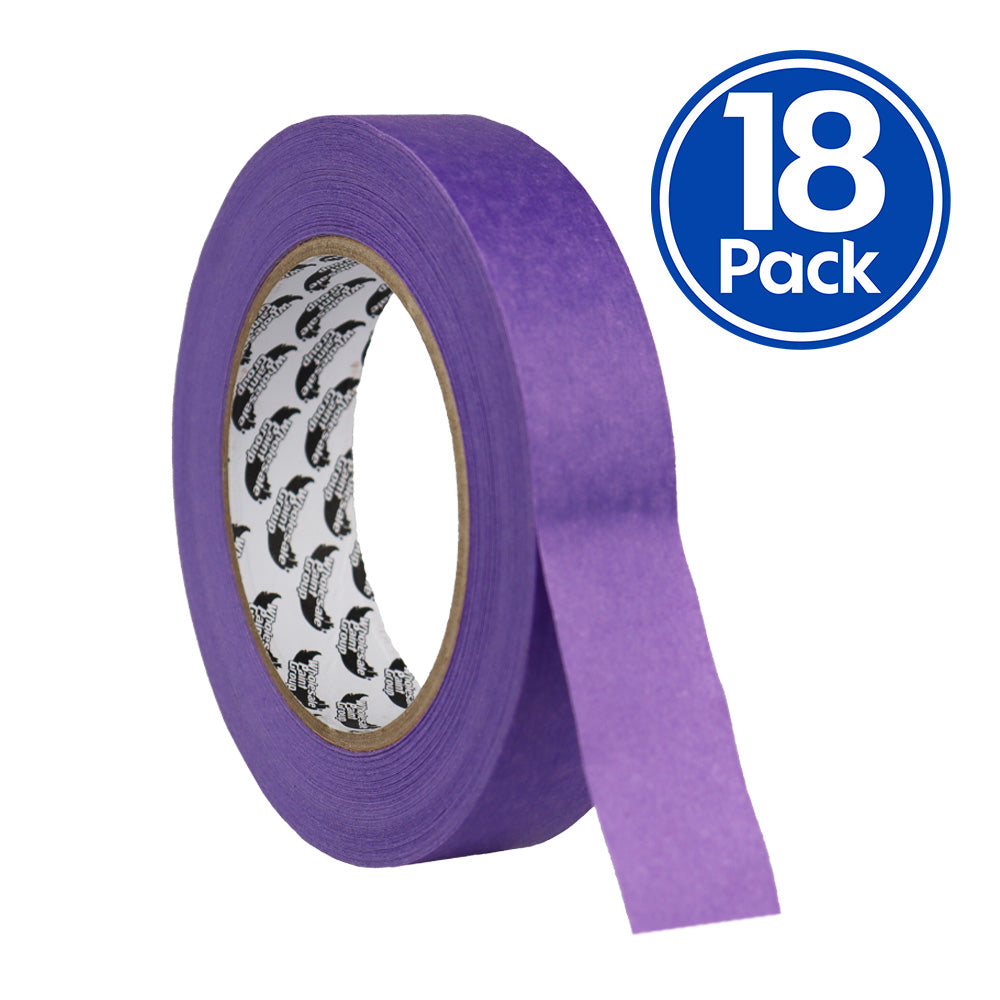 WPG General Purpose Automotive Purple Masking Tape 24mm x 50m x 18 Pack