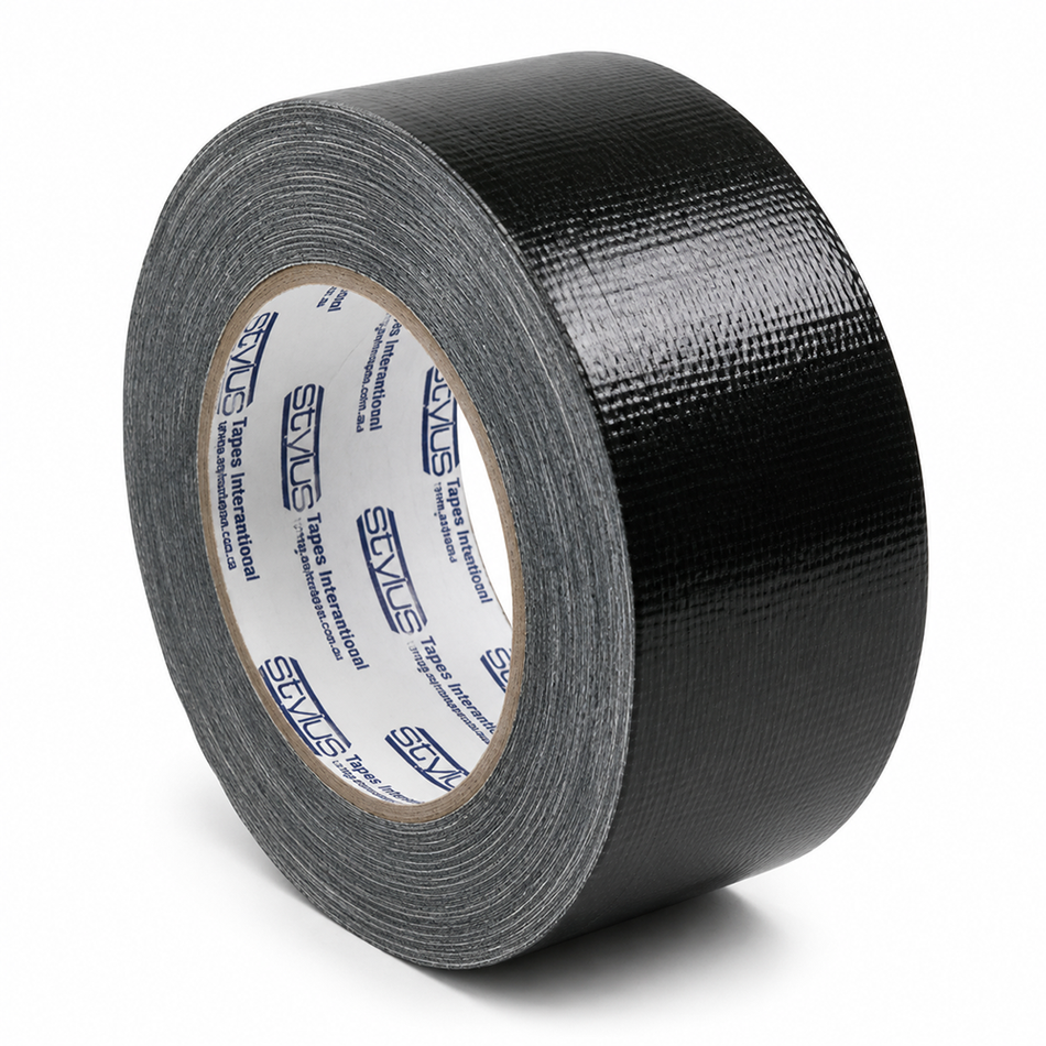 STYLUS 370 Cloth Tape Black 48mm x 25m Blast Tape