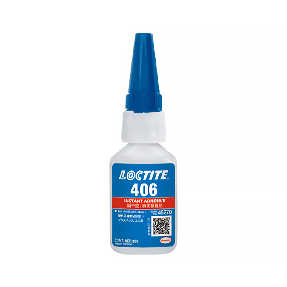 LOCTITE 406 Instant Adhesive Rubber & Plastic 25ml Super Glue Low Viscosity