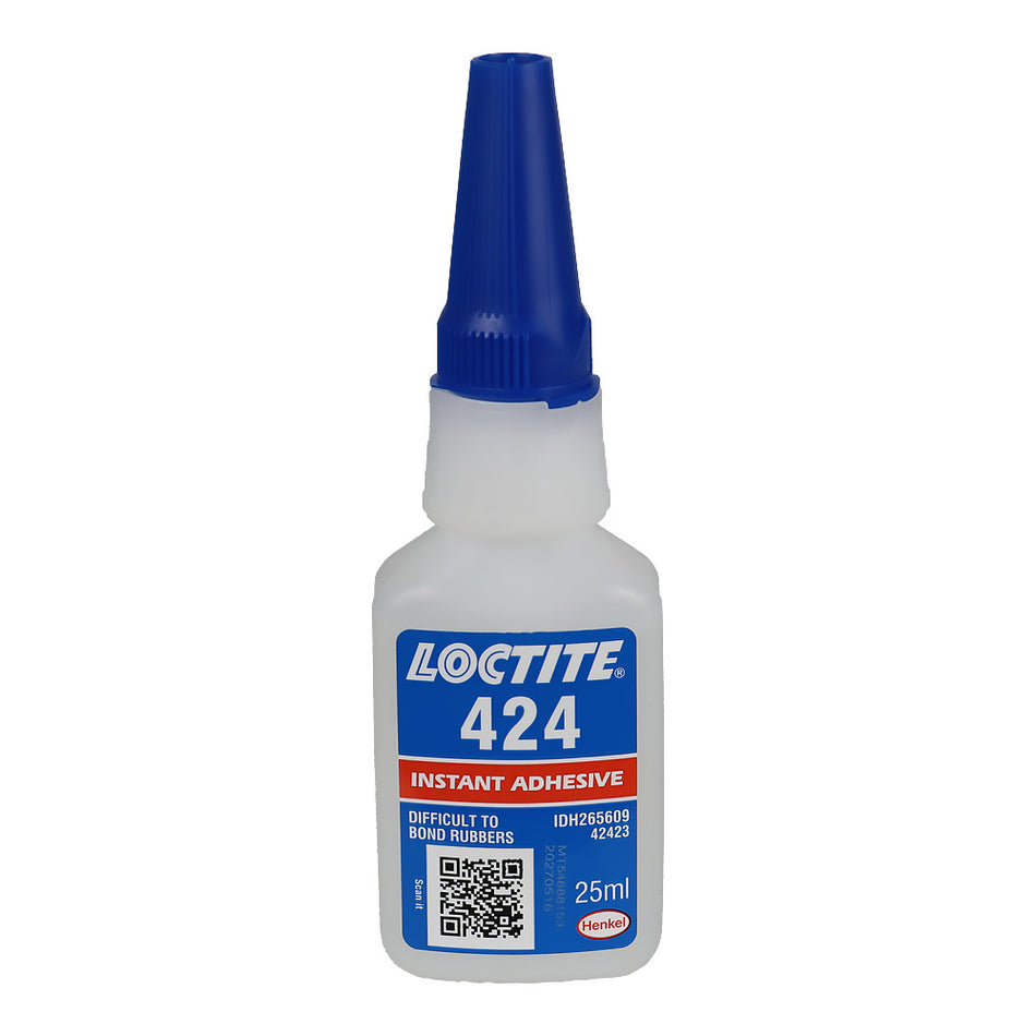 LOCTITE 424 Instant Adhesive 25ml Medium Viscosity EPDM SBR Bonding