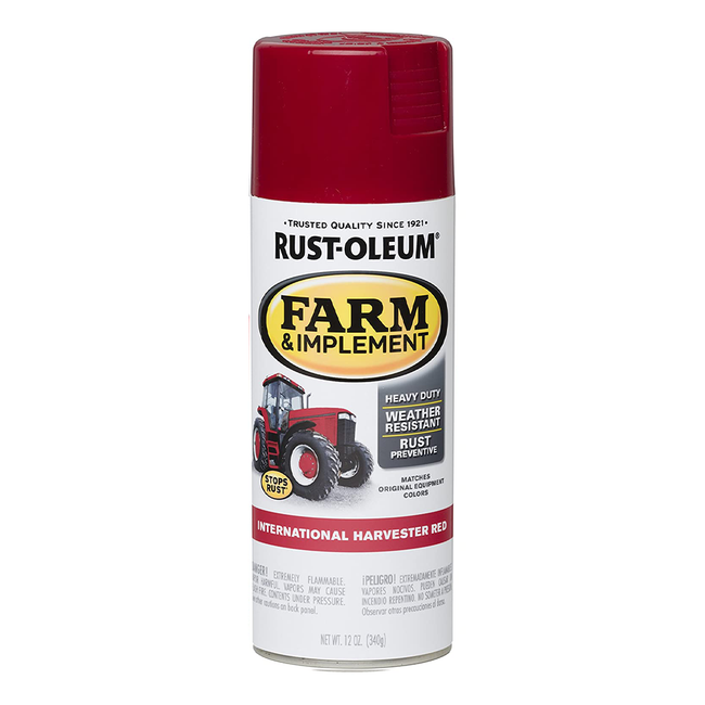 RUST-OLEUM Farm Equipment International Harvester Red Spray Paint 340g