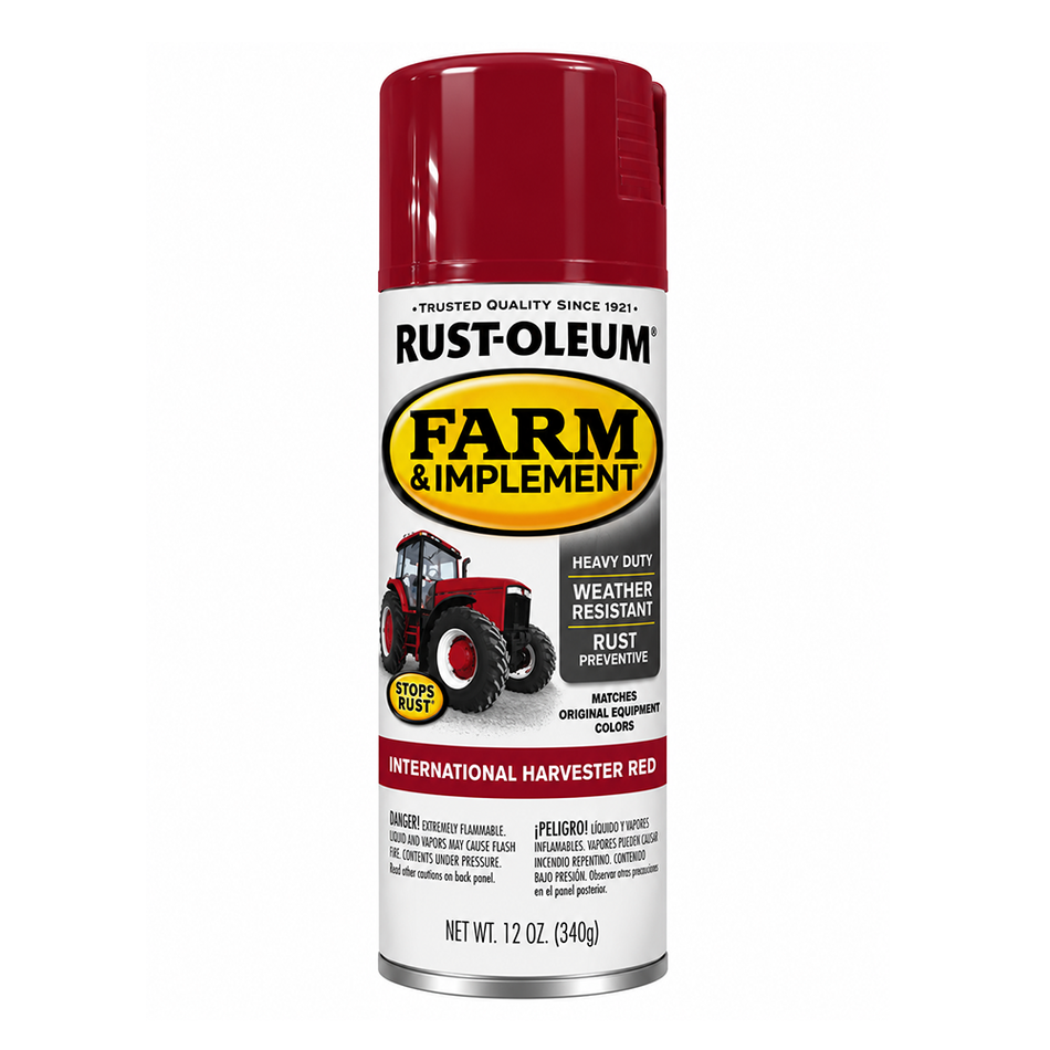 RUST-OLEUM Farm Equipment International Harvester Red Spray Paint 340g