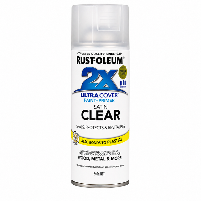 Rust-Oleum Painter's Touch 2X Ultra Cover Satin Clear 298g Aerosol