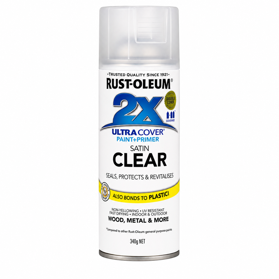 Rust-Oleum Painter's Touch 2X Ultra Cover Satin Clear 298g Aerosol