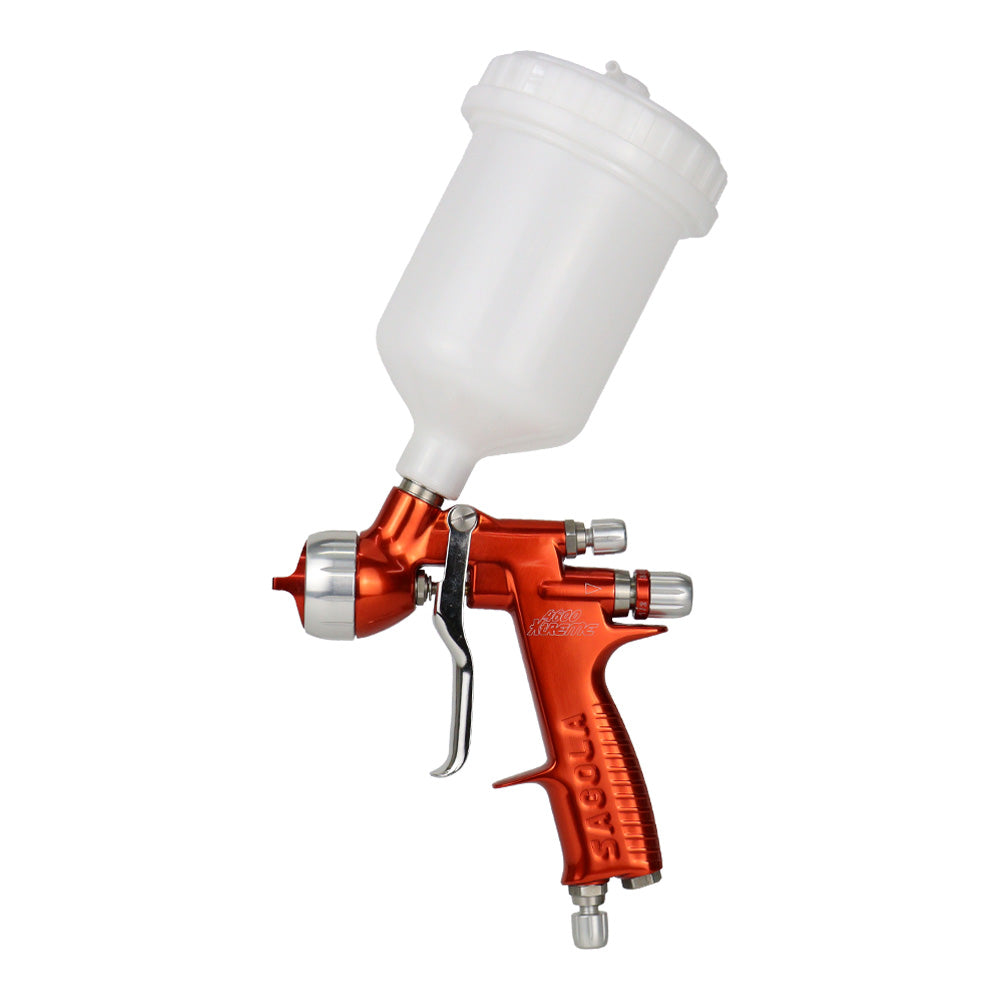 SAGOLA 4600 Xtreme Gravity Spray Painting Gun 1.3mm DVR Clear Air Cap