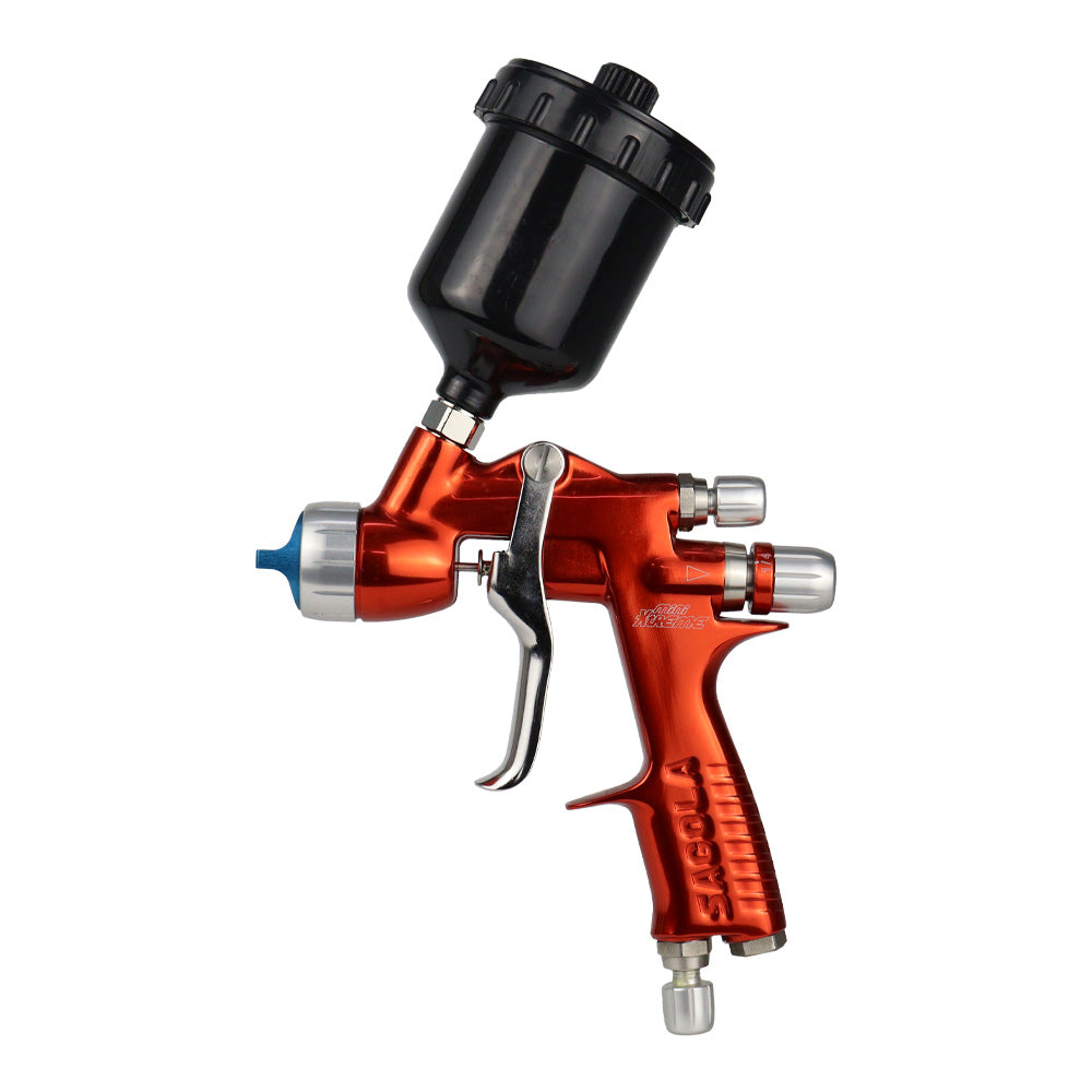 SAGOLA Mini Xtreme Spray Gun 1.2mm DVR Aqua Aircap Waterborne