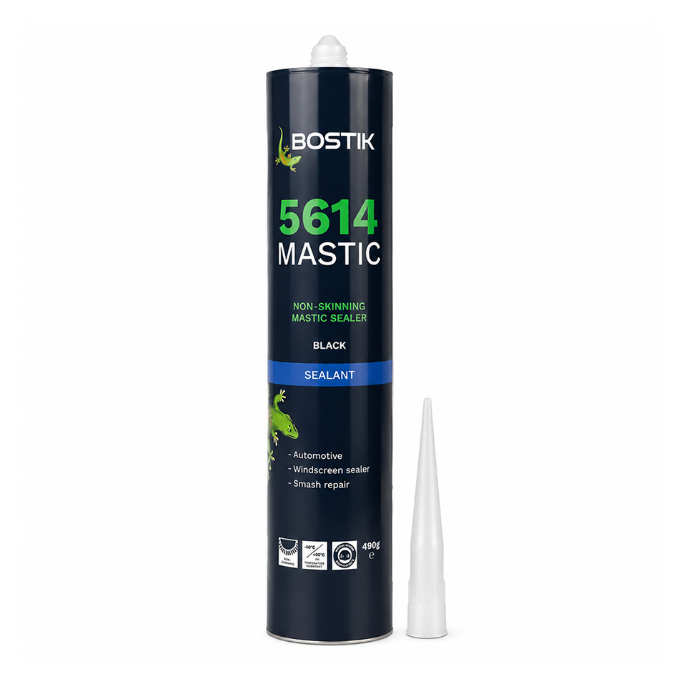 BOSTIK 5614 Black Mastic Sealant 490g Automotive Body Sealant