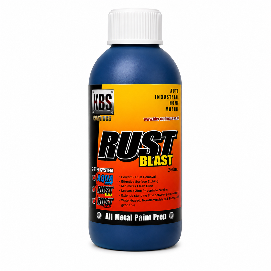 KBS RustBlast Rust Remover Metal Etch & Zinc Phosphate Primer 250ml