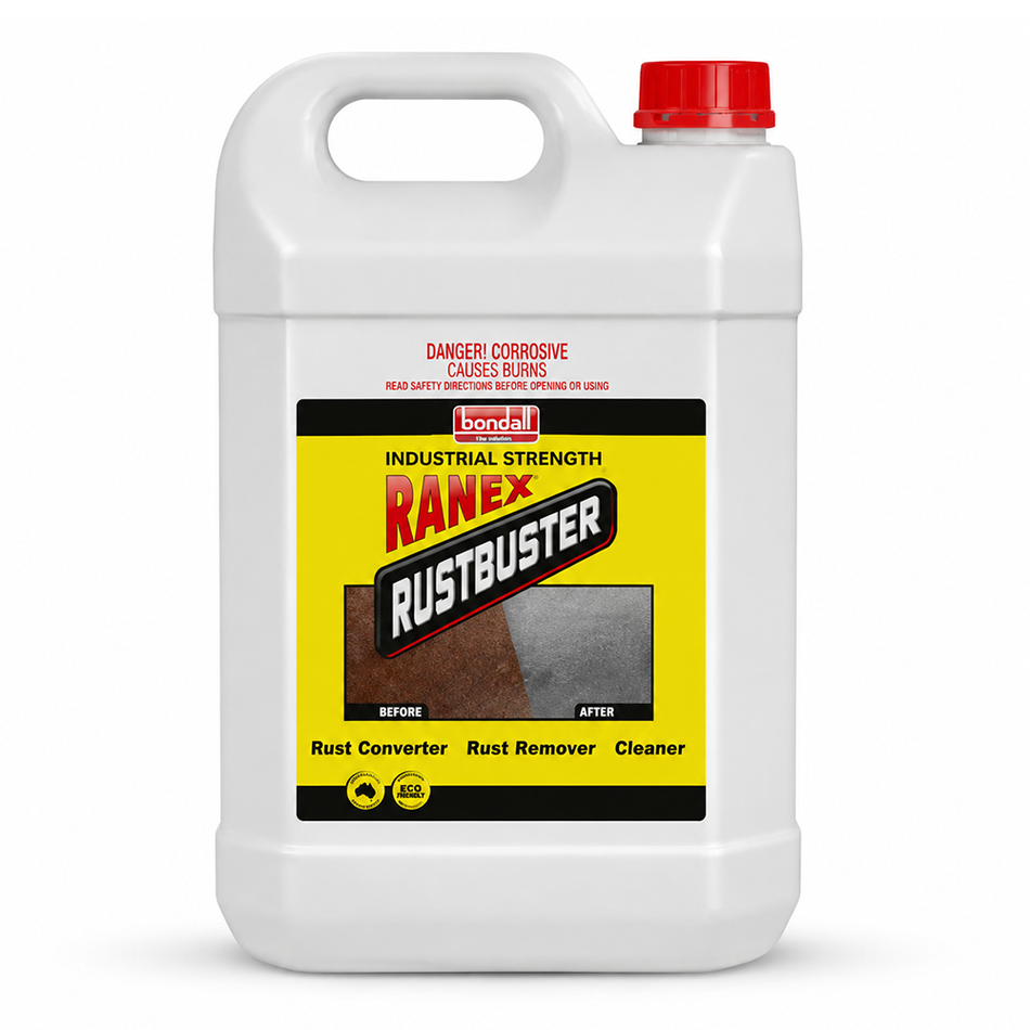 BONDALL Ranex Rustbuster Industrial Strength Rust Converter 4L