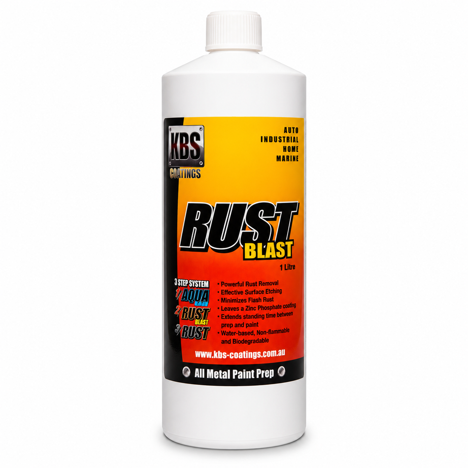KBS RustBlast Rust Remover Metal Etch & Zinc Phosphate Primer 1L
