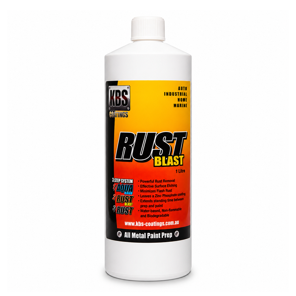 KBS RustBlast Rust Remover Metal Etch & Zinc Phosphate Primer 1L