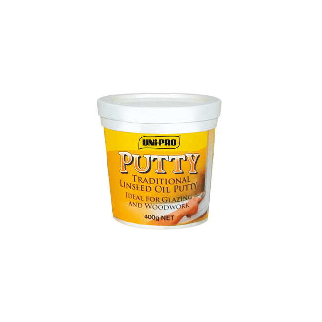 UNi-PRO Linseed Oil Putty 400gm Window Glazing Compound Timber Repair