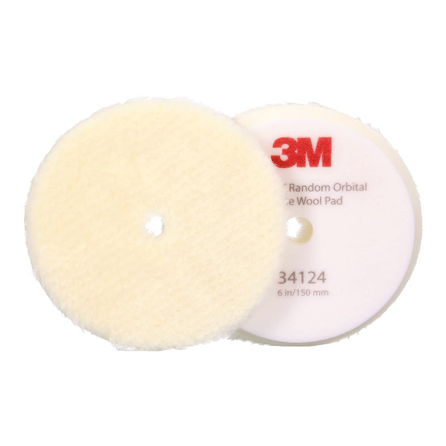 3M Perfect-It 34124 Coarse Grade Wool Compounding Pad 150mm x 2 Pack