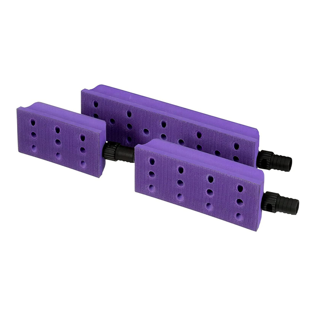 3M 35829 Hookit Flexible Sanding Block Kit Dust Free Vacuum Purple