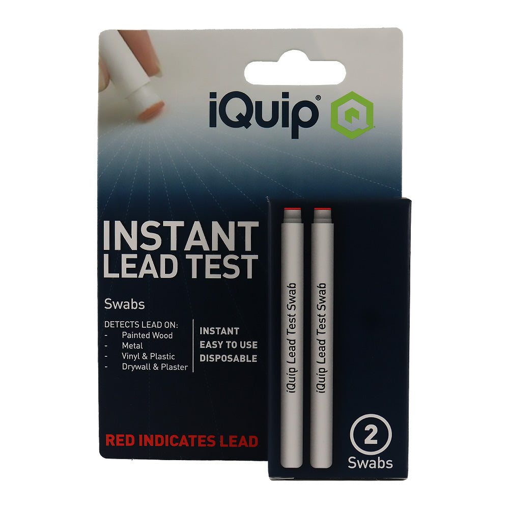 IQUIP Instant Lead Test Kit x2 Swabs Rapid Surface Detection Safety