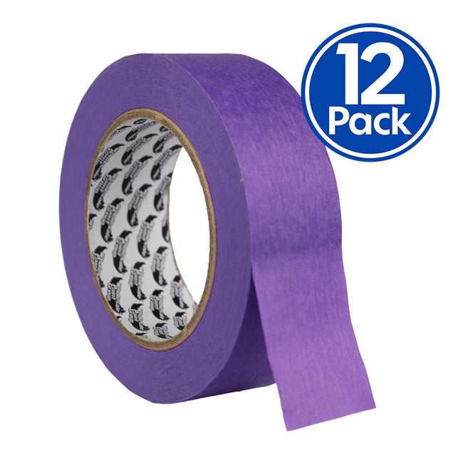 WPG General Purpose Automotive Purple Masking Tape 36mm x 50m x 12 Pack
